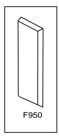 Corbin Russwin F950 Trim for ED5200, ED5400, ED5600, ED5800 Wide Stile Rim, SecureBolt, Mortise, CVR, SVR Wood o…_T30950 imag