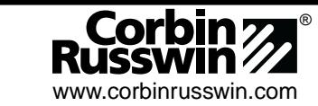Corbin Russwin F9M57 Trim for ED5600 Wide Stile Mortise with IK (INTELLIKEY) Metal Door Template_T30966 image on page 1