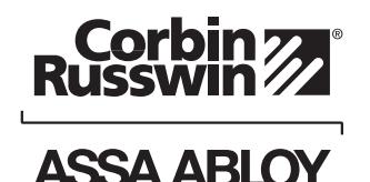 Corbin Russwin FE6600 Series Multi-Point Lock Installation Instructions image on page 12