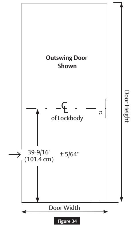 Corbin Russwin FE6600 Series Multi-Point Lock Installation Instructions diagram on page 17