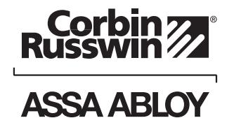 Corbin Russwin FE6600 Series Multi-Point Lock Installation Instructions image on page 24