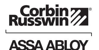 Corbin Russwin FE6600 Series Multi-Point Lock Installation Instructions image on page 6