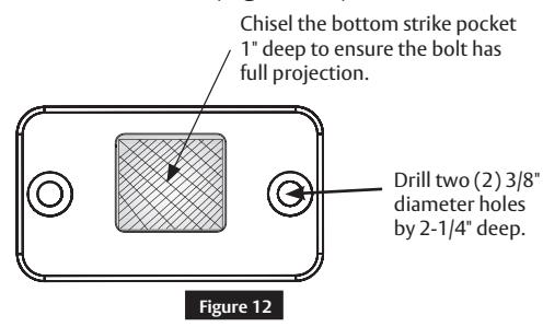 Corbin Russwin FE6600 Series Multi-Point Lock Installation Instructions diagram on page 9