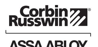 Corbin Russwin FE6600 Series Multi-Point Lock Installation Instructions image on page 9