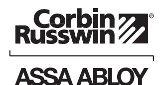Corbin Russwin FE6600 Series Multi-Point Lock Installation Instructions image on page 10