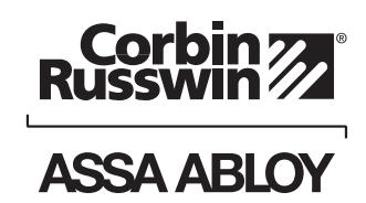 Corbin Russwin FE6600 and MP6600 Series Multi-Point Locks Dogging Indicator (AUX188) Installation Instructions_FM489 image on