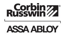 Corbin Russwin FE6700 Series Multi-Point Lock Installation Instructions image on page 2