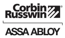 Corbin Russwin FE6700 Series Multi-Point Lock Installation Instructions image on page 10