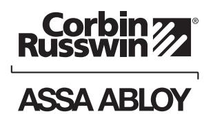 Corbin Russwin FE6700 Series Multi-Point Locks Window Shutter Applications Installation Instructions_FM327 image on page 8