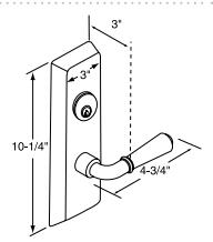 Corbin Russwin FE6800 Series Fortified Multi-Point Latching System Catalog image on page 6