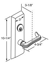 Corbin Russwin FE6800 Series Fortified Multi-Point Latching System Catalog image on page 6