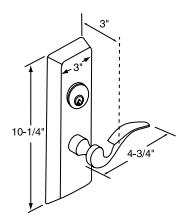 Corbin Russwin FE6800 Series Fortified Multi-Point Latching System Catalog image on page 6