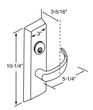 Corbin Russwin FE6800 Series Fortified Multi-Point Latching System Catalog image on page 6