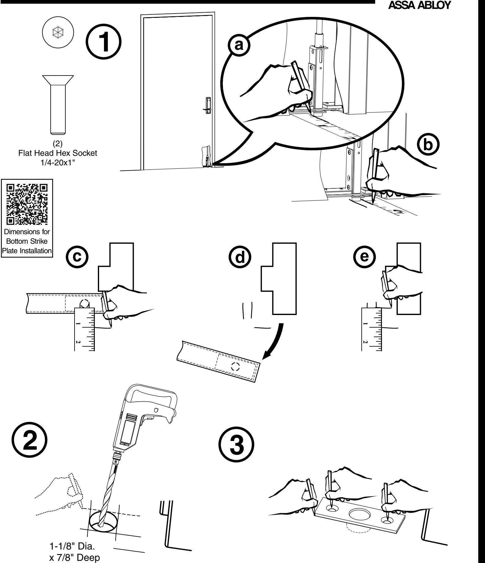 Corbin Russwin FE6800 Series Multi-Point Lock Installation Instructions image on page 19
