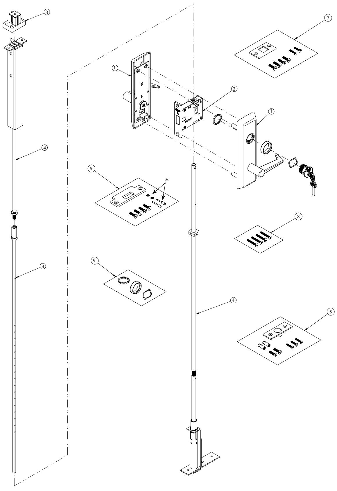 Corbin Russwin FE6800 Series Parts Manual_45676 image on page 3