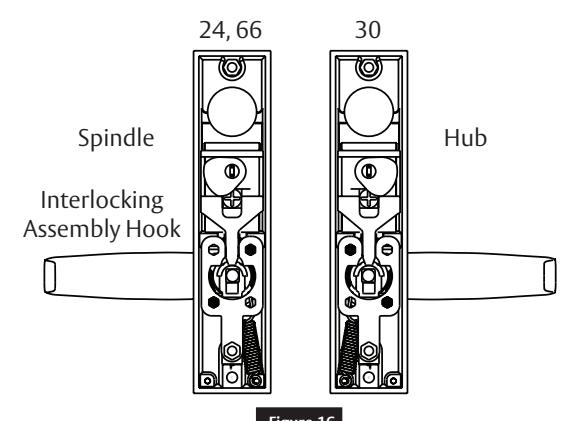 Corbin Russwin Freewheeling Lever with Escutcheon Trim for BL6600 and FE6600 Series Multi-Point Locks Installati…_FM467 image
