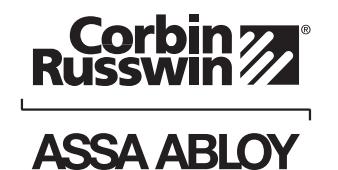 Corbin Russwin Freewheeling Lever with Escutcheon Trim for BL6600 and FE6600 Series Multi-Point Locks Installati…_FM467 image