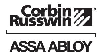 Corbin Russwin Freewheeling Lever with Escutcheon Trim for BL6600 and FE6600 Series Multi-Point Locks Installati…_FM467 image