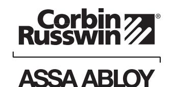 Corbin Russwin Freewheeling Lever with Escutcheon Trim for MP6600 Series Multi-Point Locks Installation Instruct…_FM524 image