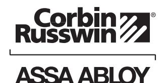 Corbin Russwin Freewheeling Lever with Escutcheon Trim for MP6600 Series Multi-Point Locks Installation Instruct…_FM524 image