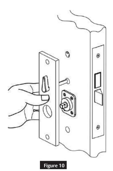 Corbin Russwin Freewheeling Lever with Escutcheon Trim for MP6600 Series Multi-Point Locks Installation Instruct…_FM524 image