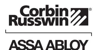 Corbin Russwin Freewheeling Lever with Escutcheon Trim for MP6600 Series Multi-Point Locks Installation Instruct…_FM524 image