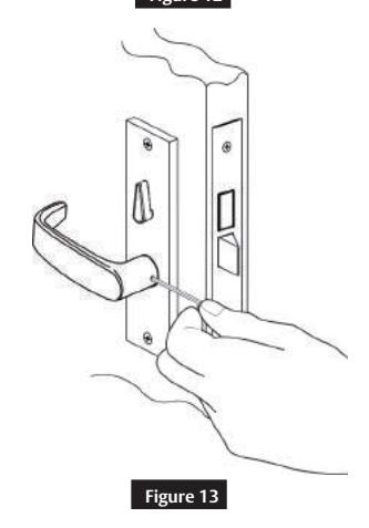 Corbin Russwin Freewheeling Lever with Escutcheon Trim for MP6600 Series Multi-Point Locks Installation Instruct…_FM524 image