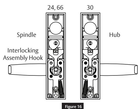 Corbin Russwin Freewheeling Lever with Escutcheon Trim for MP6600 Series Multi-Point Locks Installation Instruct…_FM524 image