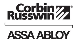 Corbin Russwin Freewheeling Lever with Escutcheon Trim for MP6600 Series Multi-Point Locks Installation Instruct…_FM524 image