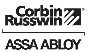 Corbin Russwin Freewheeling Lever with Escutcheon Trim for MP6600 Series Multi-Point Locks Installation Instruct…_FM524 image