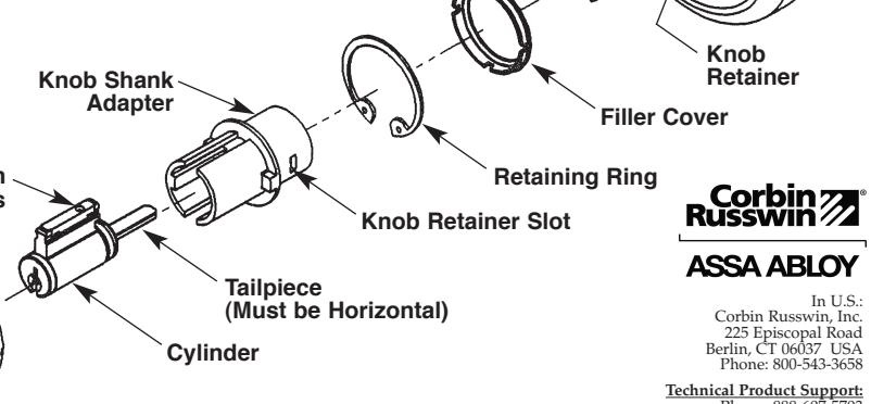 Corbin Russwin G10 Trim Installation Instructions_FM553 image on page 2