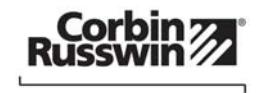 Corbin Russwin HP3000 Series Tubular Lock Installation Instructions image on page 1