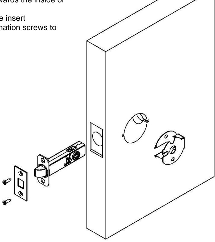 Corbin Russwin HP3000 Series Tubular Lock Installation Instructions image on page 2