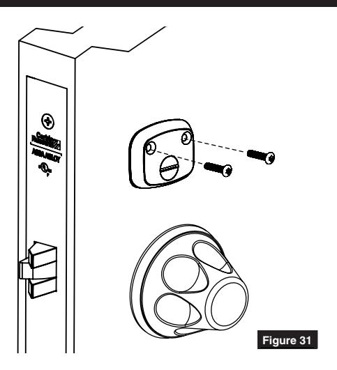 Corbin Russwin HSS Anti-Harm Knob Trim for ML2000 Series Mortise Locks Installation Instructions_FM311 image on page 8