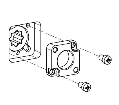 Corbin Russwin Inspire Roseless Designer Trim for ML2000 Series Mortise Locks Installation Instructions_FM340 image on page 8