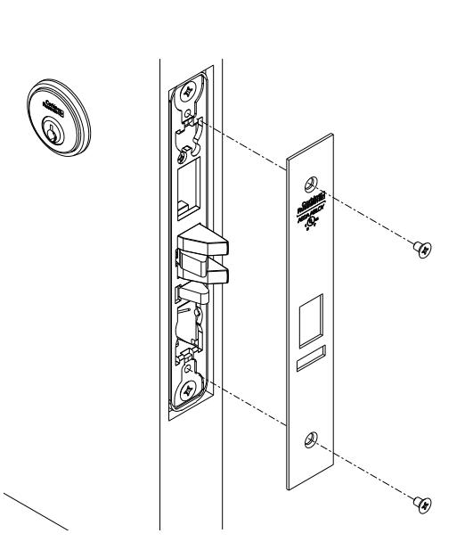 Corbin Russwin Inspire Roseless Designer Trim for ML2000 Series Mortise Locks Installation Instructions_FM340 image on page 9