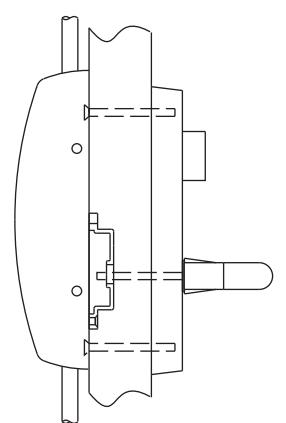 Corbin Russwin Lever Handle Control ED3000 Series Installation Instructions image on page 1