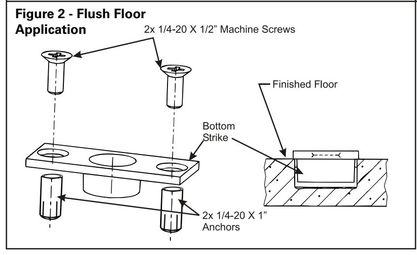 Corbin Russwin M107 Strike for Exit Devices Installation Instructions image on page 1
