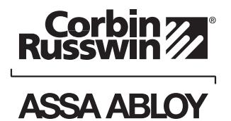 Corbin Russwin M19SN, M19VN – Secured Indicator Rose Kit for MP6600 Series Multi-Point Locks Installation Instruc…_FM528 imag