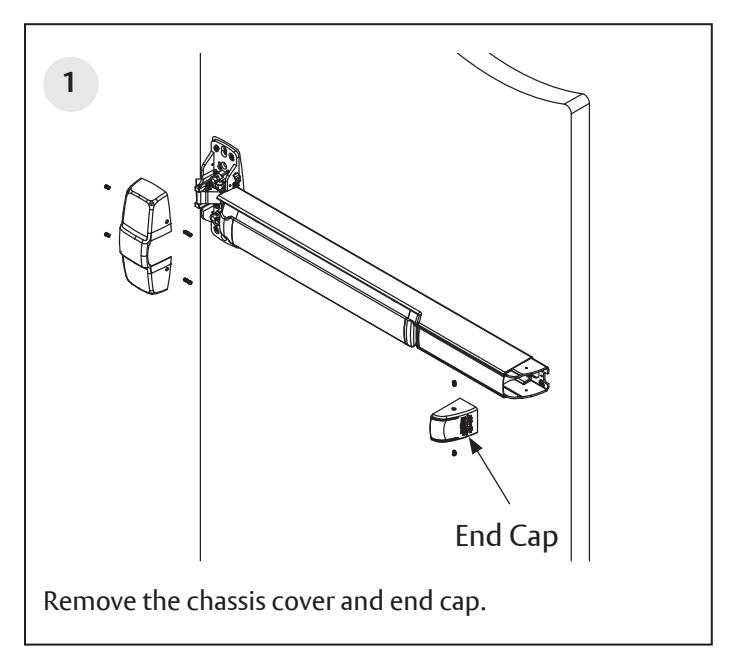 Corbin Russwin MELR Retrofit Kit for PED4000 and PED5000 Series Narrow and Wide Stile Installation Instructions_FM805 image o