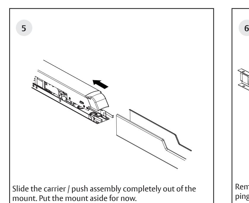 Corbin Russwin MELR Retrofit Kit for PED4000 and PED5000 Series Narrow and Wide Stile Installation Instructions_FM805 image o