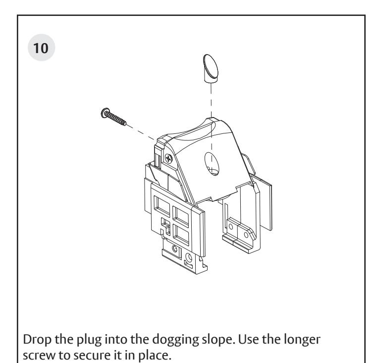 Corbin Russwin MELR Retrofit Kit for PED4000 and PED5000 Series Narrow and Wide Stile Installation Instructions_FM805 image o