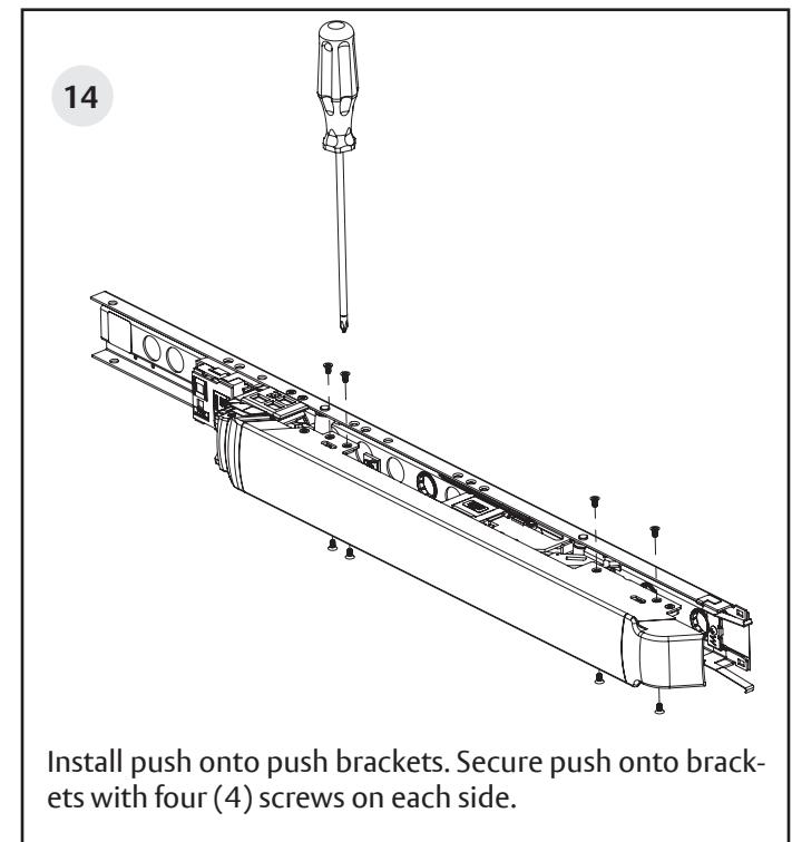 Corbin Russwin MELR Retrofit Kit for PED4000 and PED5000 Series Narrow and Wide Stile Installation Instructions_FM805 image o