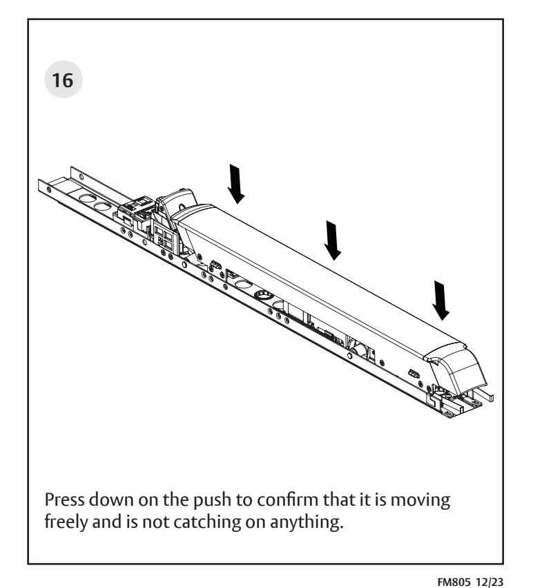 Corbin Russwin MELR Retrofit Kit for PED4000 and PED5000 Series Narrow and Wide Stile Installation Instructions_FM805 image o