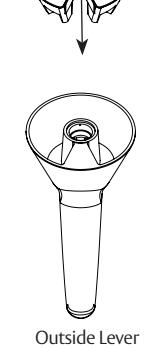 Corbin Russwin ML2000 Series BLSS Freewheeling Trim Retroflit Installation Instructions image on page 4