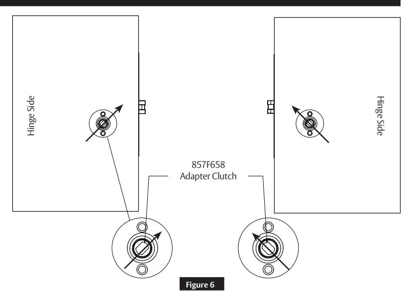 Corbin Russwin ML2000 Series BLSS Freewheeling Trim Retroflit Installation Instructions image on page 5