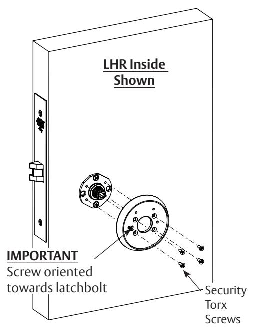 Corbin Russwin ML2000 Series BLSS Freewheeling Trim Retroflit Installation Instructions image on page 7