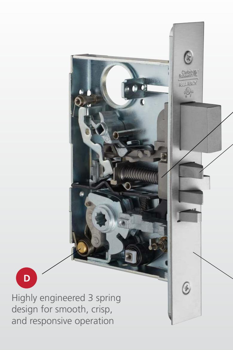 Corbin Russwin ML2000 Series Comparison Brochure_45509 image on page 2