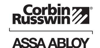 Corbin Russwin ML2000 Series Mortise Lock Sectional Indicator Installation Instructions image on page 8