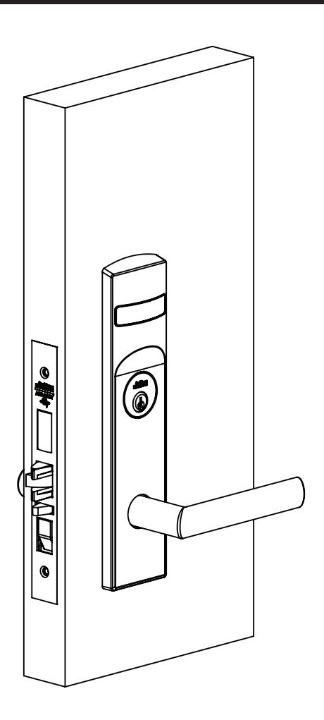 Corbin Russwin ML2000 Series Mortise Lock with VN Escutcheon Trim and V Series Indicators Installation Instructions image on 